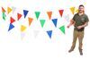 Taylor Made Decorative Boat Pennant String - 50' Long - 18" Tall x 12" Wide Pennants Blue,Green,Orange,Red,White,Yellow 36993172