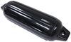 hull 11 - 20 inch long taylor made super gard double-eye boat fender for 15' to 20' boats black vinyl