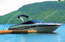 Taylor Made BoatGuard Low Wake Mooring Whips for 2,500-lb Boats - 8' Long Poles - Qty 2 - 36999079