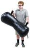 hull inflatable taylor made v-shaped freedom fender for 70' to 100' long boats - black pvc