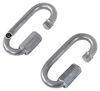 safety cables tow bar trailer chains cable parts chain quick links - 1/4 inch diameter qty 2