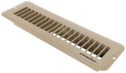 RV Floor Vent - 2" x 10" - Steel - Brown - 37202-28935