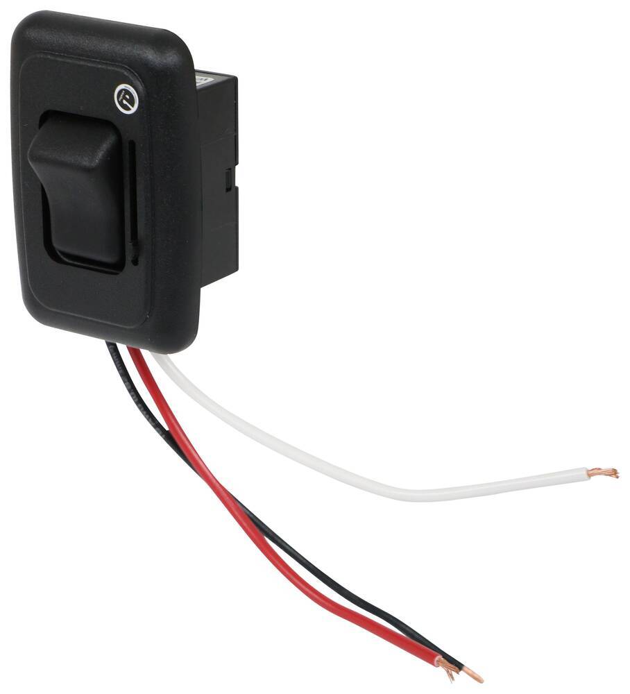 RV LED Light Side-Slide Dimmer Switch - Black JR Products Accessories ...