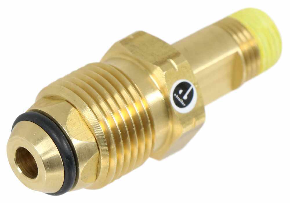 Propane Tank Connector Fitting - Soft Nose POL x 1/4" Male NPT 1/4 Inch - Male NPT 37207-30065