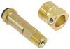 adapter fittings propane tank connector fitting - soft nose pol x 1/4 inch male npt