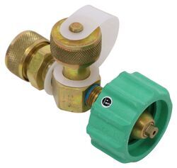 Propane T-Fitting for Type 1 Valve - 2 Disposable Cylinder Ports                                    