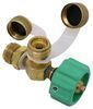Propane T-Fitting for Type 1 Valve - 2 Disposable Cylinder Ports Type 1 - Female 37207-30115