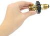 Propane Cylinder Adapter - Soft Nose POL x 1"-20 Male Throwaway Cylinder Thread POL - Male 37207-30165