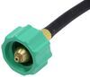 Propane Hose with Back Check - Type 1 x 1/4" Male Inverted Flare - 20" 1-5/8 Feet 37207-30745