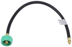 Propane Hose with Back Check - Type 1 x 1/4" Male Inverted Flare - 2'                      