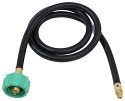 Propane Hose with Back Check - Type 1 x 1/4" Male Inverted Flare - 4'                      