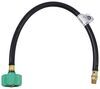 hoses pigtail propane hose with back check - type 1 x 1/4 inch male npt 20