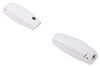 compartment door bullet style baggage catches - white qty 2