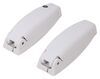 compartment door baggage catches - bullet style white qty 2