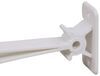 entry door c-clip holder - 5-1/2 inch polar white