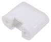 hook and keeper 3-1/2 inch t-style door holder for enclosed trailer - plastic polar white