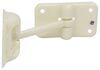 hook and keeper t-style door holder for enclosed trailer - 3-1/2 inch plastic colonial white