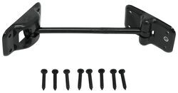 T-Style Hook and Keeper Door Holder for RV or Enclosed Trailer - 6" Hook - Plastic - Black - 37210434