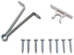 C-Clip Door Holder - 3" - Zinc Plated Steel w/ Plastic Socket - 37210545