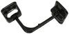 hook and keeper 90 degree t-style 90-degree door holder for enclosed trailer - 3-1/2 inch plastic black
