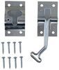 45-Degree T-Style Hook and Keeper Door Holder for Enclosed Trailer - 2" - Zinc Plated Steel 1 x 2-1/4 Inch Hole Spacing 37211755