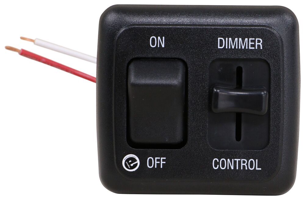 Dimmer Rocker Switch - On/Off - Black JR Products Accessories and Parts ...