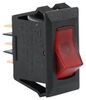 rv exterior lights interior light fixtures wiring 10 amps 12 16 single rocker switch - 120v on/off spst black plate with red illuminated
