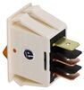 rv exterior lights interior light fixtures wiring switches single rocker switch - 12v on/off spst ivory plate with amber illuminated