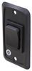 12V Momentary Switch with Faceplate - On/Off/On - DPDT - Black