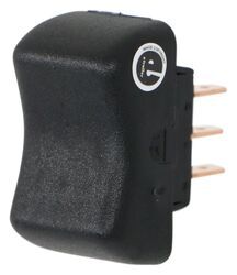 Momentary Switch - On/Off/On - DPDT - Black - 37213025