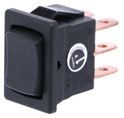 Mini Momentary Switch - On/Off/On - DPDT - Black