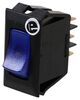 rv exterior lights interior light fixtures wiring 10 amps 12 16 single rocker switch - 12v on/off spst black plate with blue illuminated