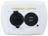 Charging Center - 12V Socket - 2 USB Ports - White 1 DC Outlet,2 USB Outlets 37215085
