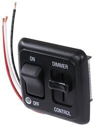 LED Dimmer Rocker Switch - On/Off - Black
