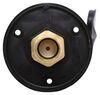 city fill inlet plastic rv water flange - 1/2 inch mpt black