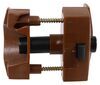 screen door privacy latch for rv - brown