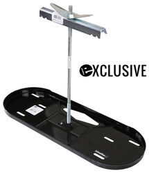 Complete Propane Tank Holder Mounting Kit for 20-lb Tanks - Black