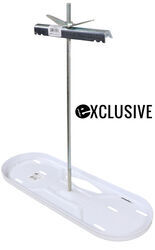 Complete Propane Tank Holder Mounting Kit for 30-lb Tanks - White