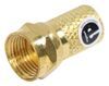 RG6 Twist-On Coax Cable End - Qty 1 Coax Ends 37247275