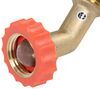 hose accessories 3/4 inch 45 degree brass elbow for rv water intake - npt fitting