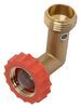 90 Degree Brass Elbow for RV Water Intake Hose - 3/4" NPT Hose Fitting