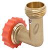 hose accessories 3/4 inch 90 degree brass elbow for rv water intake - npt fitting