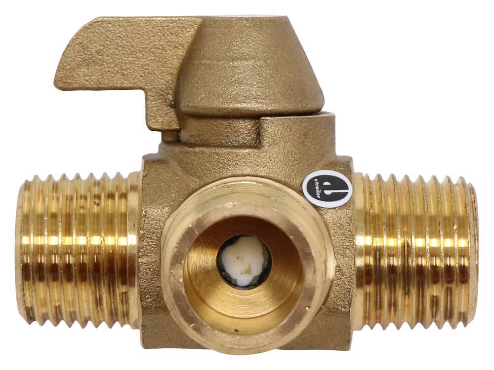 3-Way RV Water Heater Bypass Valve - 1/2