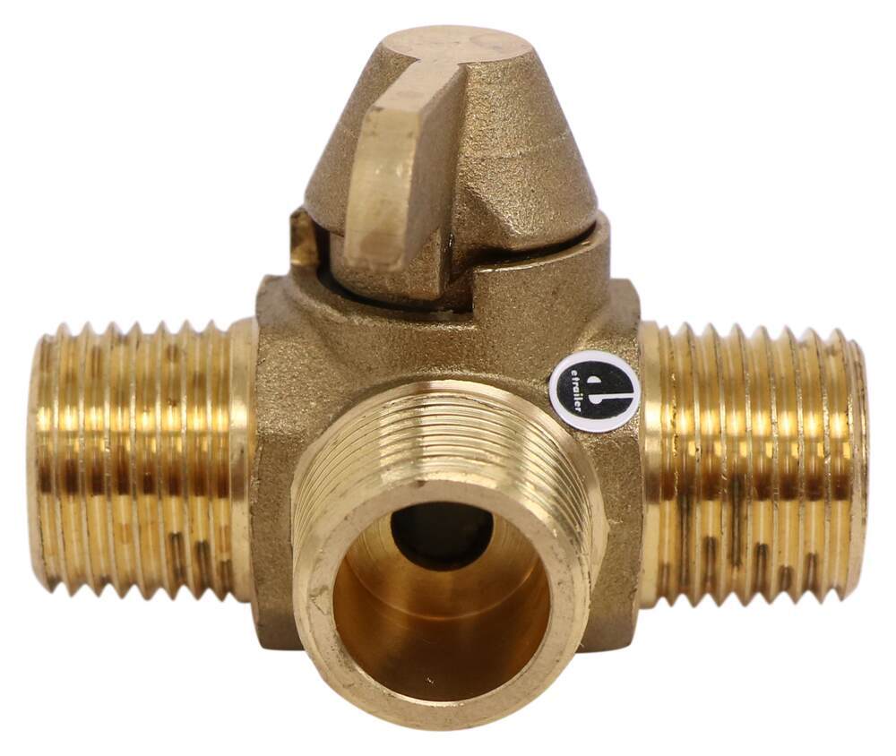 3-Way RV Water Heater Bypass Valve - 1/2