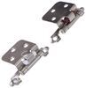 cabinet hardware hinges self-closing rv - flush mount satin nickel qty 2