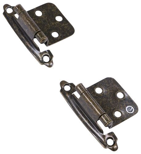 Self-Closing RV Cabinet Hinges - Flush Mount - Antique ...