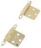 Free-Swinging RV Cabinet Hinges - Flush Mount - Brass - Qty 2 Free-Swinging 37270615