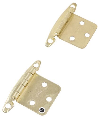 Free-Swinging RV Cabinet Hinges - Flush Mount - Brass - Qty 2 JR ...