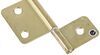 cabinet hardware non-mortise rv hinges - flush mount brass qty 2