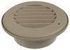 vent ceiling floor wall b&b rv heat w/ rotating grille for 4 inch duct - 4-1/8 diameter tan